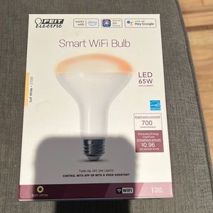 Feit electric SMART WI-FI LED LIGHTBULB. 65 W replacement Brand New never used
